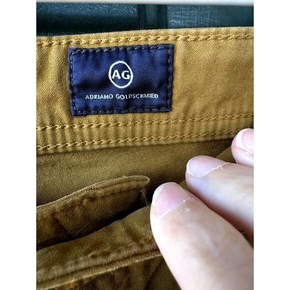 NWOT AG Adriano Goldschmied Graduate 32 x 32 Men's Warm Tan Gold Jeans - Picture 6 of 8